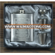 High Quality OEM Carved Mini Whisky Stainless Steel Liquor Hip Flask