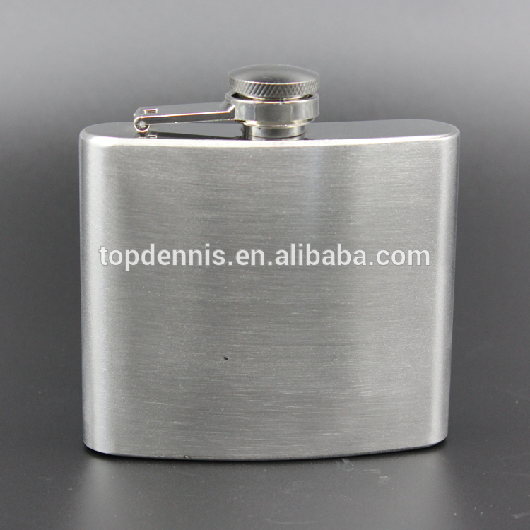 5oz stainless steel hip flask YGC-G05 mini liquor glass bottle