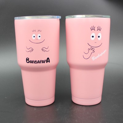 Stainless steel double insulated cold car travel Layer cup 30oz South Korea Mr. Bubble Cup