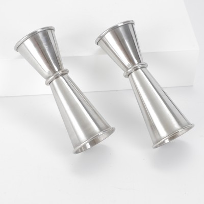 30ml to 50ml Crimping stainless steel cocktail jigger measuring cup